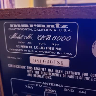 RARE. Marantz SR-6000. Fully Serviced. image 6