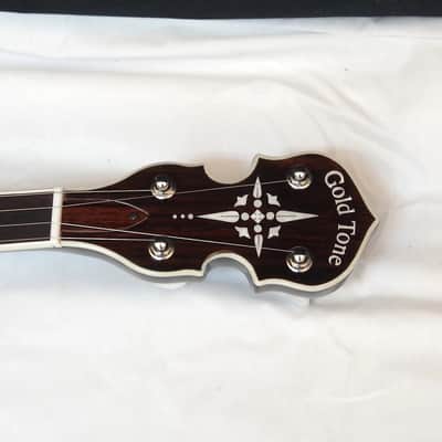 GOLD TONE BG-150F 5-string Bluegrass Resonator BANJO w/ Hard Case - Planetary Tuners image 5