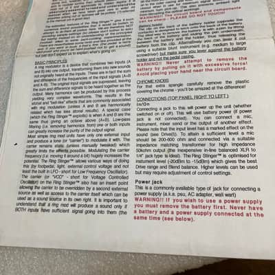 Lovetone Ring Stinger 1990s - Pink image 9