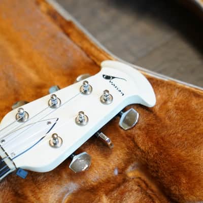 1970's Ovation Breadwinner Electric Guitar White + OHSC image 9