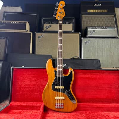Fender USA Jazz Bass Ash Nitro Refinish DiMarzio PAF Pickups Hard Case - 1979 image 25
