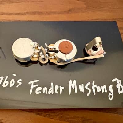 Fender Mustang Bass 1960s - early 1970s wiring harness upgrade image 1