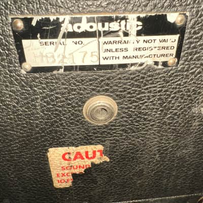 Vintage 1970s Acoustic Control Corp. Model 370 solid state Bass Amp Head & Model 301 Pair Of 1x18” Folded Horn Speaker Cabinets~LOUD~Known as “The Jaco Rig” image 18