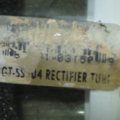 ONE (old stock) tube is in A+ shape Groove Tubes GT-SS5U4 Rectifier Tube (replaces 5UA tube rectifier) rectifier tube looks unused - but packaging has aging and imperfections image 5