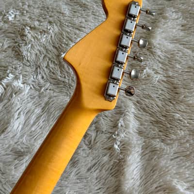 Fender Jaguar '66 Reissue MIJ Sunburst Electric Guitar image 12