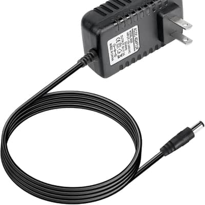 AC DC Power Supply Adapter Charger, 9V,2A, 110V AC, 5.5 x 2.1mm Center Positive, Compatible with Guitar Pedal, Piano Keyboard image 1