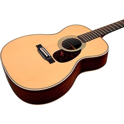 Martin OM-28 Modern Deluxe Acoustic Guitar - Natural image 2