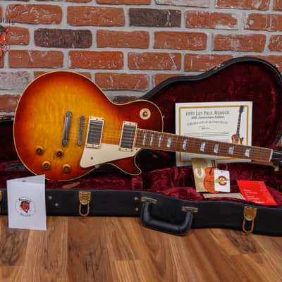 Gibson Custom Shop Historic Collection 40th Anniversary '59 Les Paul Standard Reissue Flame Maple Top Heritage Cherry Sunburst 1999 w/OHSC image 2