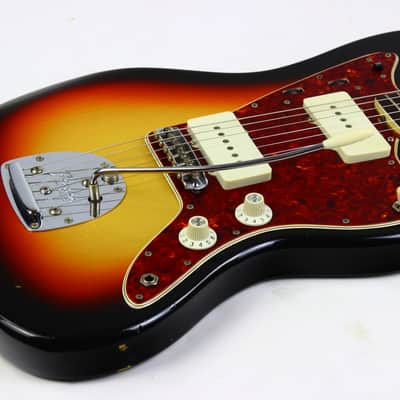 1966 Fender Jazzmaster Sunburst w Original Case CLEAN Vintage Guitar Dots and Bound! image 17