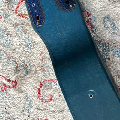 1951 Fender Champion lap steel guitar body blue image 6