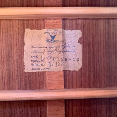 1989 K. Yairi DY-59-12 | Japan Natural image 15