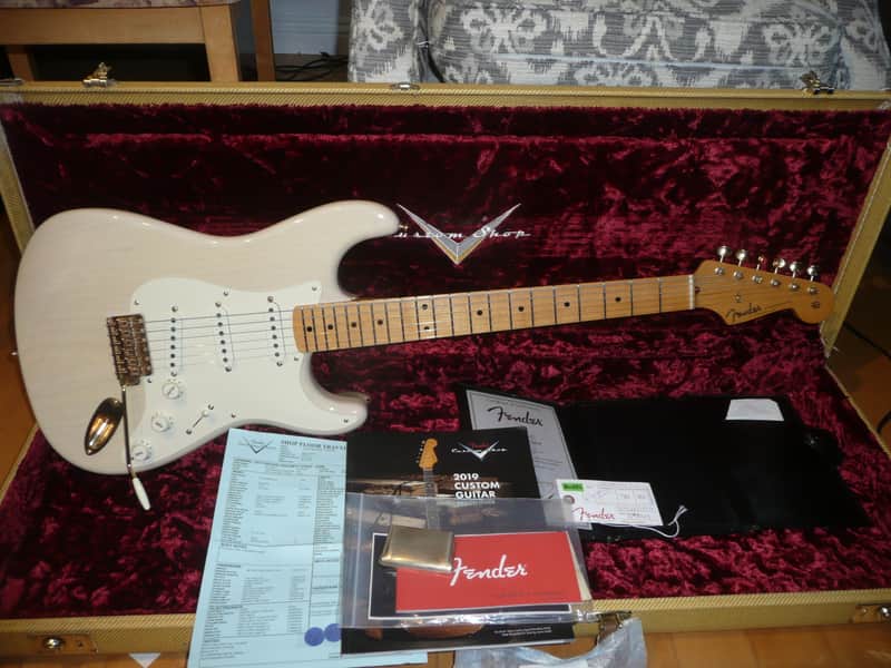 Fender Custom Shop 57 Stratocaster Relic 2019 - White Blonde image 1