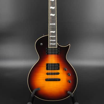ESP E-II Eclipse - Full Thickness - Flame Maple Top - Fishman Open Core Classic Pickups - Tobacco Sunburst image 3