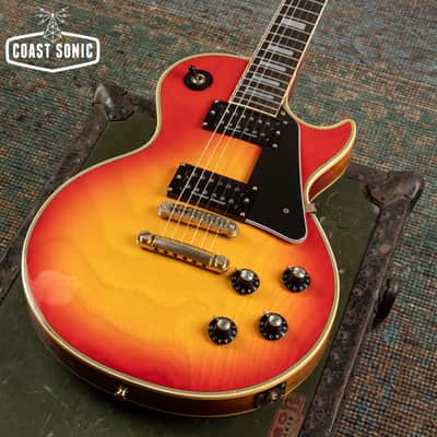 1978 Greco EG-500C Les Paul Custom Made in Japan Cherry Sunburst w/USA Seymour Duncans image 7