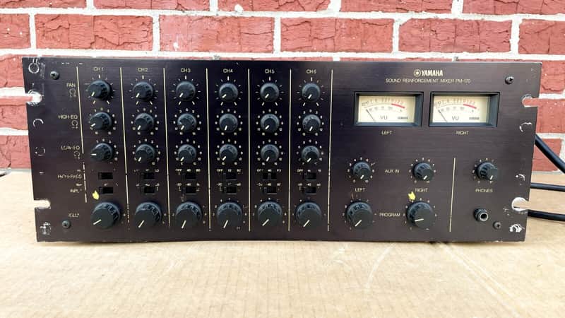 Yamaha PM-170 Rackmount Mixer Vintage Rare as-is for parts/repairs PM170 image 1