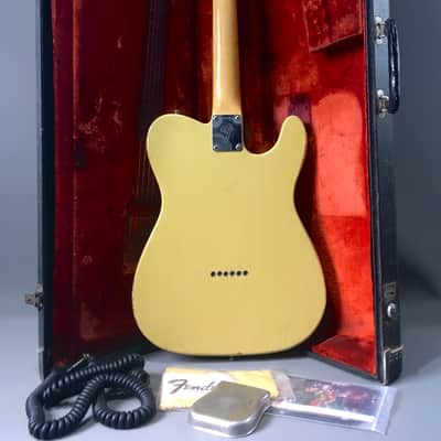 LEFTY! Vintage 1968 Fender Telecaster Guitar Maple Cap Neck Blonde Nitro Light Swamp Ash Solid Body 7 lb HSC Rare image 7