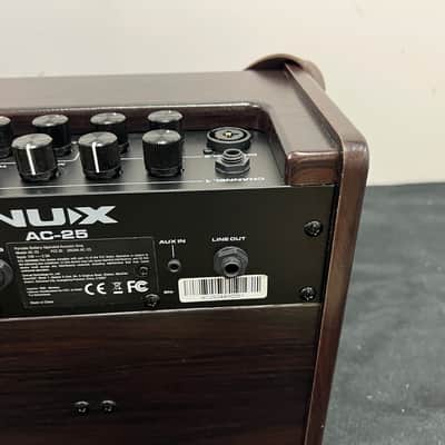 Used NUX AC-25 25-watt 1 x 6.5-inch Acoustic Guitar Combo Amp with Rechargeable Battery image 11