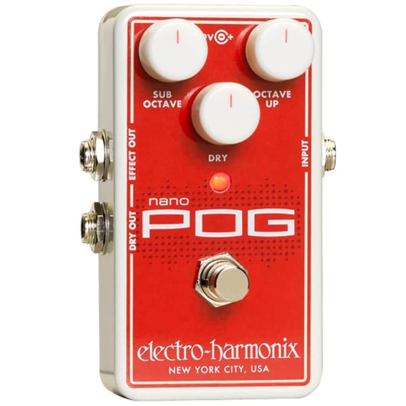 Mint Electro-Harmonix Nano POG Polyphonic Octave Generator Guitar Effect Pedal image 1