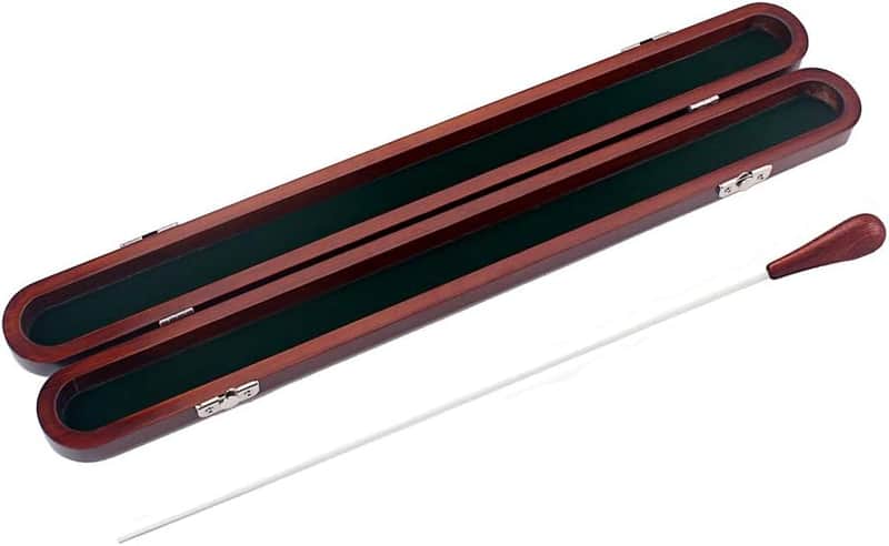Music Conducting Baton Music Baton Orchestra Baton Wood Handle with Wooden Gift Box,red image 1