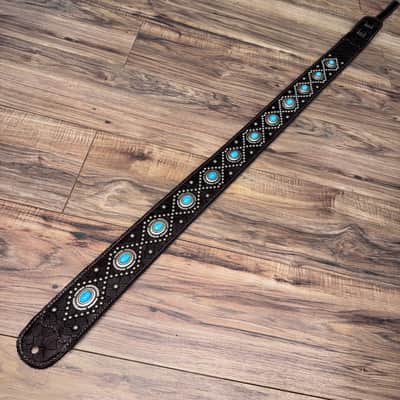 Carlino Orianthi turquoise chocolate leather strap 2026 - Chocolate image 8