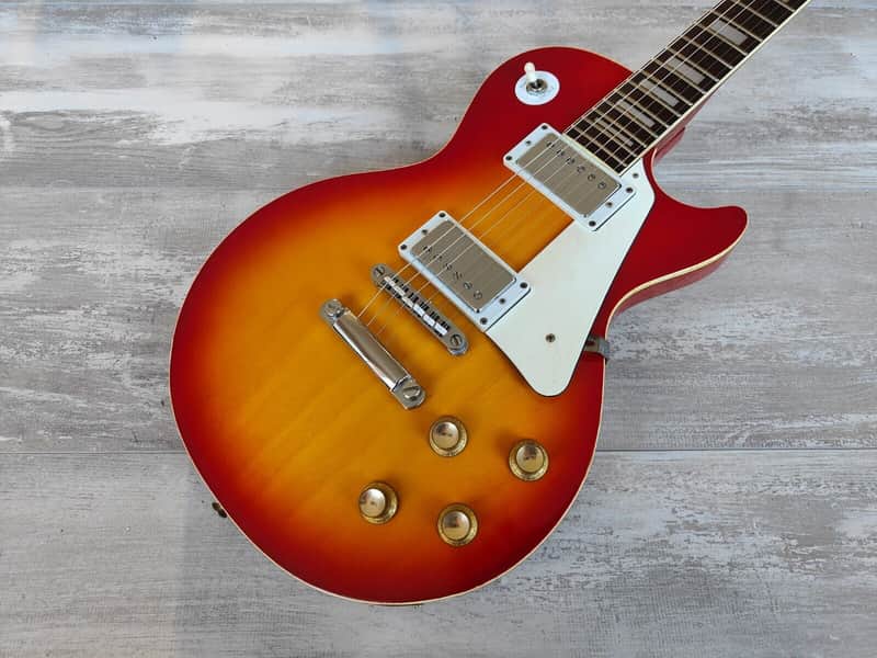1970's Frister Japan Les Paul Standard (Cherry Sunburst) | Reverb