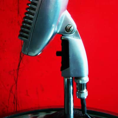 Vintage 1960's Shure 51S dynamic Microphone mod LED light / lamp w cable 51 55 55S # 2 image 10