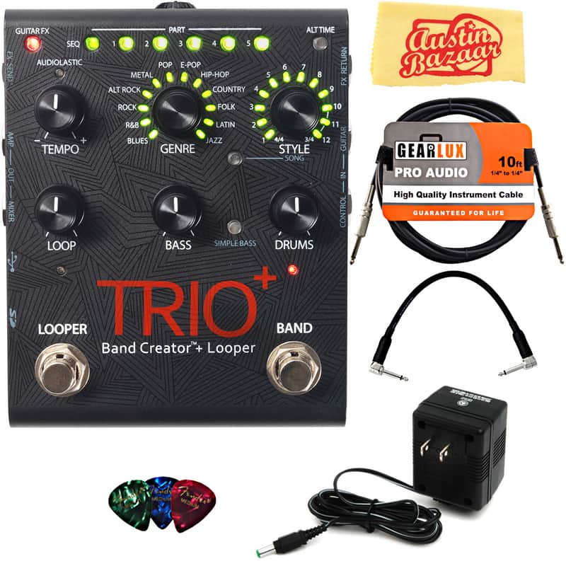 DigiTech Trio+ Band Creator and Looper w/ Power Supply image 1