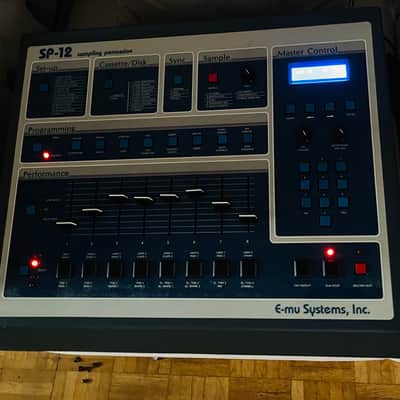 E-MU Systems SP-12 turbo 8-Voice Drum Sampler 1985 - 1987 - Blue image 13