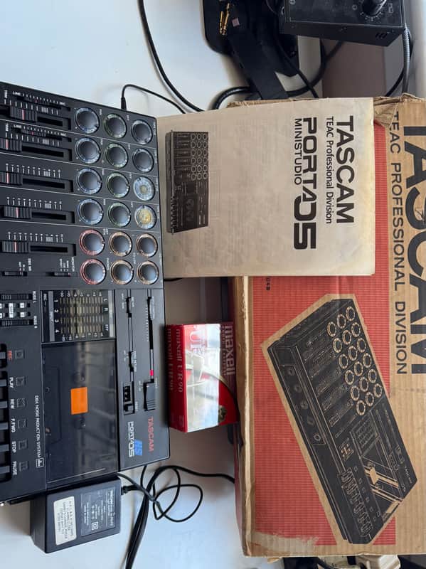 TASCAM Porta 05 Multitrack Cassette Recorder 1990s - Black image 1