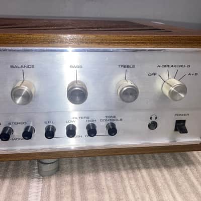 Immagine Dynaco PAT-5 Solid State Preamp, Refurbed, with Rare Wood Case & Orig. Manual - 3