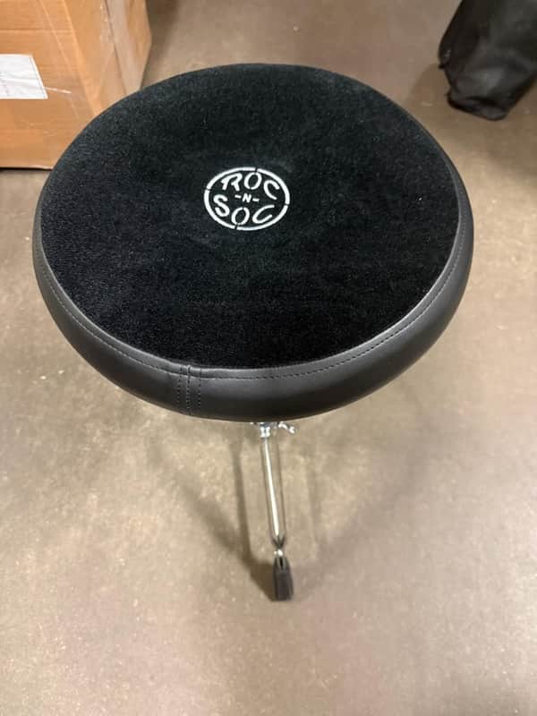 Roc-n-Soc Drum Throne Nitro Rider - Round Black Seat NR R-K image 1