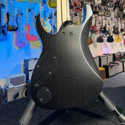Ibanez Prestige RGR762AH 7-string Electric Guitar - Weathered Black, w/ Case, Free Plek! 870 image 12