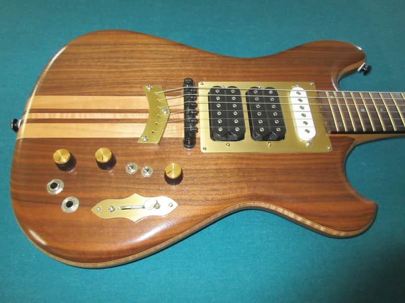Troy Post modeled after Jerry Garcia's Wolf guitar 2015 natural clear Lacquer image 1