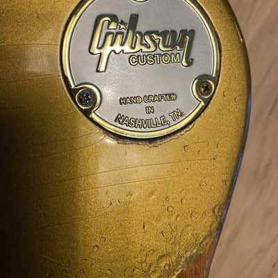 Gibson CS 56 Les Paul All Gold Murphy Lab Heavy Aged British Green Stripes- image 5