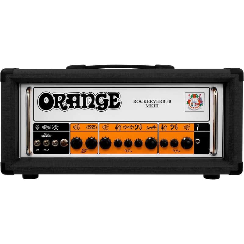 Orange Rockerverb 50 MKIII 50-watt 2-channel Tube Head (Black)