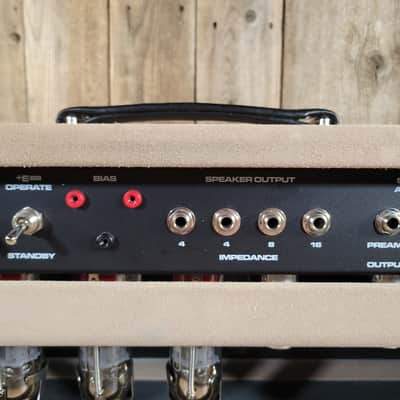 Amplified Nation Bombshell Overdrive 100w Head 2022 - Ivory Suede image 12