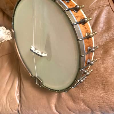 2019 OME Custom Celtic Trilogy Open Back Banjo - Super Clean with the Original Case image 9