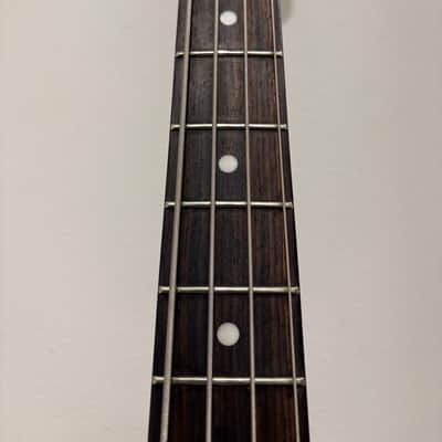 Ernie Ball Music Man Stingray 4 HH 2014 Limited Edition All Rosewood Neck and Fretboard - White image 4