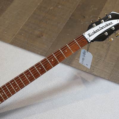 Minty! 2022 Rickenbacker 350/V63 Semi-Hollow Electric Guitar JetGlo + OHSC image 8