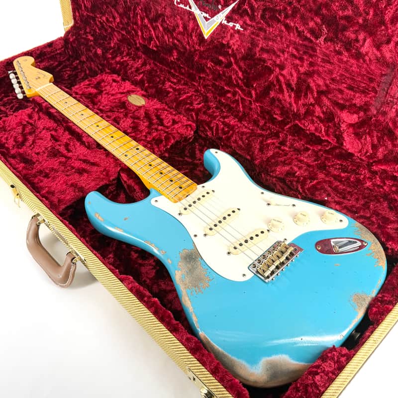 2020 Fender Custom Shop ’56 Heavy Relic Stratocaster – Taos Turquoise image 1