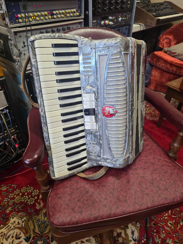Castiglione Detriot Accordion Made In Italy 41/120 W Original Case And Straps image 1