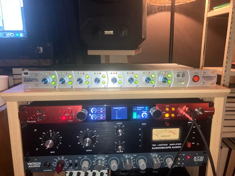 PreSonus Digimax LT 8-Channel Mic Preamp 2000s - Silver image 1