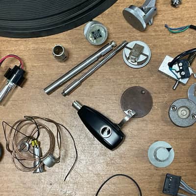 Telefunken PS 81 DD turntable  ( EMT ) lotto parts original image 17