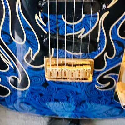 ‘07 Fender | Telecaster | James Burton Signature | Blue Paisley Flames | USA 🇺🇸 image 2