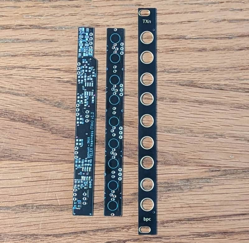 TXn PCB / Black and Gold Panel Set image 1