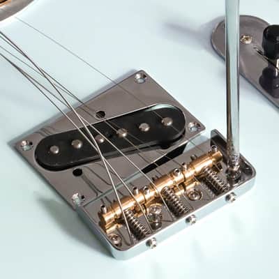 Short TL Bridge 3 Brass Saddles Bridge Pickup Ring for Telecaster Style or Vintage Electric Guitar Replacement Part image 2