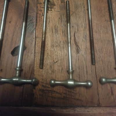 Slingerland Radio King T rods. 1940s - Nickel plated image 3