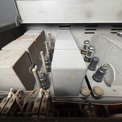 1938 Collins Radio Co. 12H-6 Console tube mixer broadcast preamp image 6