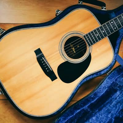 1981 K.Yairi YW-500P – Handcrafted in Japan | Solid Top | D-45 Style | Original Hard Case image 1