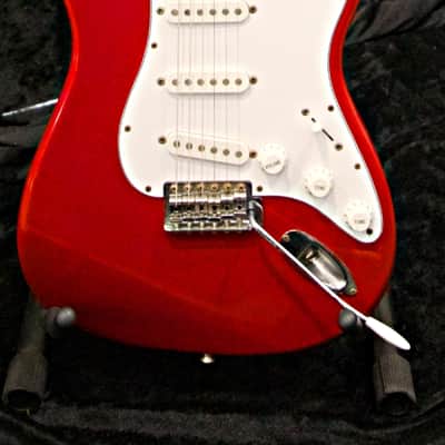1993 Squier by Fender Stratocaster MIJ FujiGen – Torino Red image 2